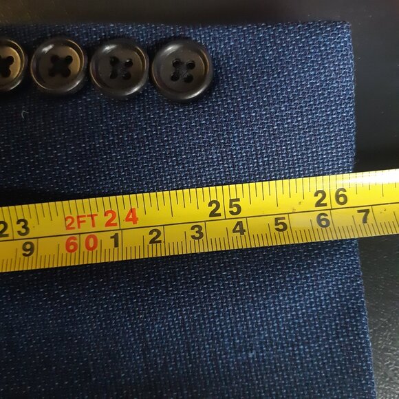 BONOBOS Lanificio comero Flexa 42R Unstructured Mid Tone Blue Men's Sport Jacket - Picture 14 of 15